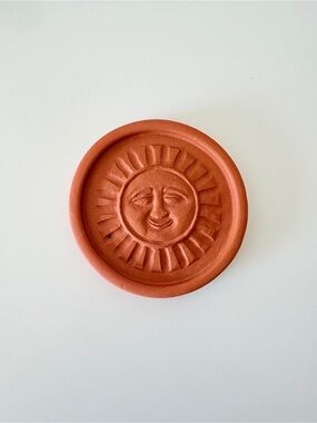 NEW SUN Bun Warmer BREAD Warmer Le Chauffe Pain Canada Clay Brown Sugar Disc